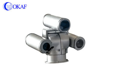 Drei Sensor Pan Tilt Thermal Camera, lange Strecke IP-Überwachungskamera/Überwachungskamera