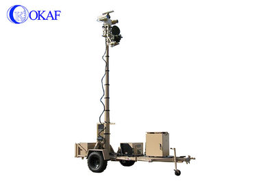 Mast-mobile Überwachungs-Anhänger-elektromagnetische Bremsanlage Okaf Fahrzeug angebrachte