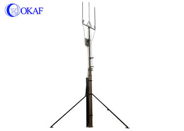 Mobile pneumatische Schiebemast-Pole-Kommunikations-Antennen-Ausrüstungs-1-jährige Garantie