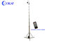 Tragbarer teleskopische Antennen-Mast-Fahrzeug-Boden angebrachte Kamera Pole DCs 24V/12V