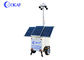 Höhen-mobile Wachüberwachungs-Anhänger Solar-IP65 PTZ-Kamera-9m