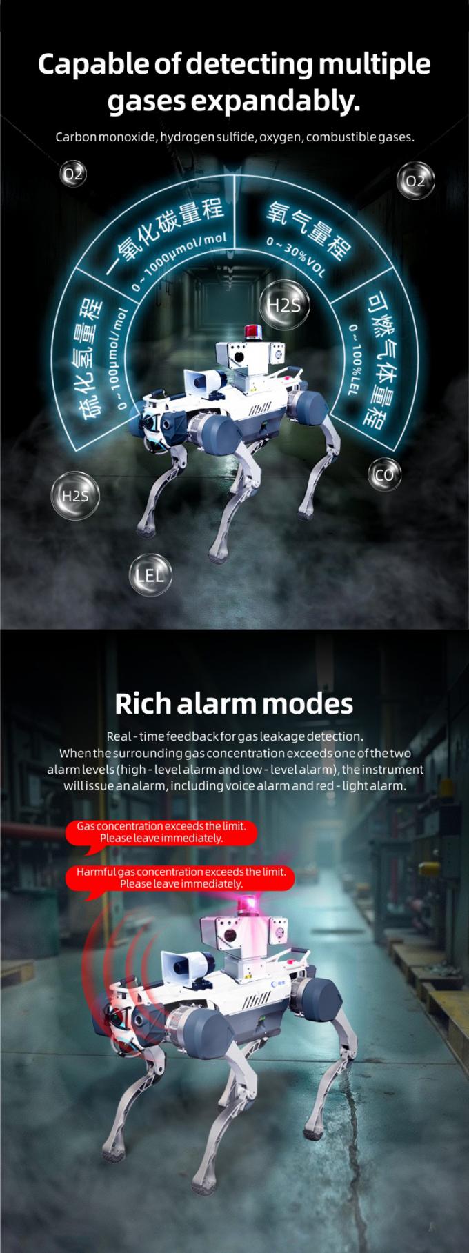 OKAF KI Überwachung Autonomer Sicherheits-Patrouillenroboter Industriewache Roboter Hund Smart Security Vierfach-Roboter 5