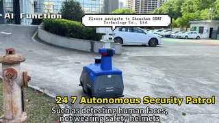 Autonomos patrouillieren Sicherheitsroboter OK-ROB03