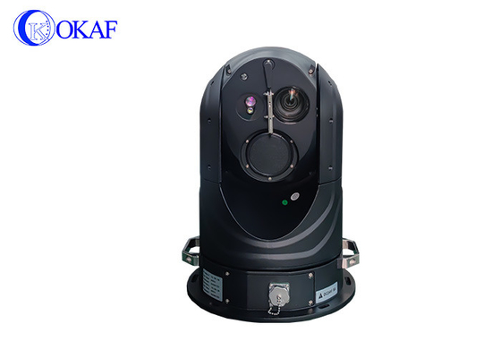 Langstrecken-Wärmebildkamera CCTV-Überwachung PTZ-Kamera Ungekühlter Detektor 25~75mm