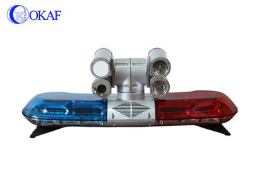 Notfall-LED Rot und Blau Strobe Licht Bar IP66 mit HID PTZ Kamera