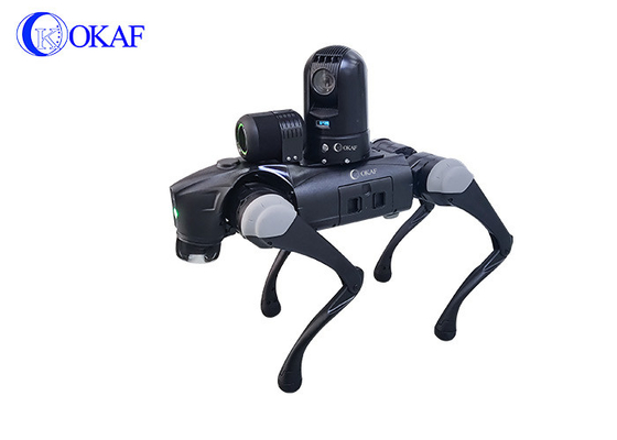 Intelligenz HD KI Sicherheitskamera Vierköpfiger Roboter Hund