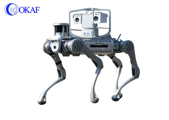 OKAF KI Überwachung Autonomer Sicherheits-Patrouillenroboter Industriewache Roboter Hund Smart Security Vierfach-Roboter