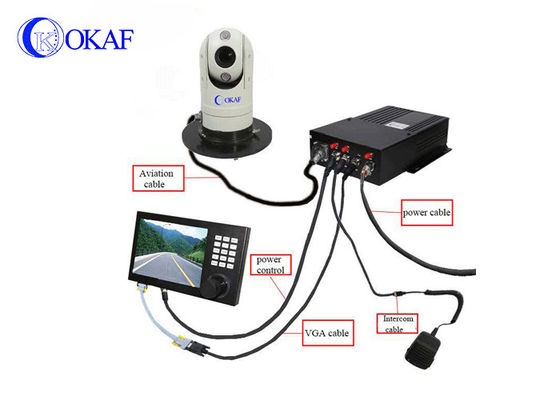Rüttelnder RS485 2.0MP CCTV-IP-Kamera-Antiroboter brachte FCC an