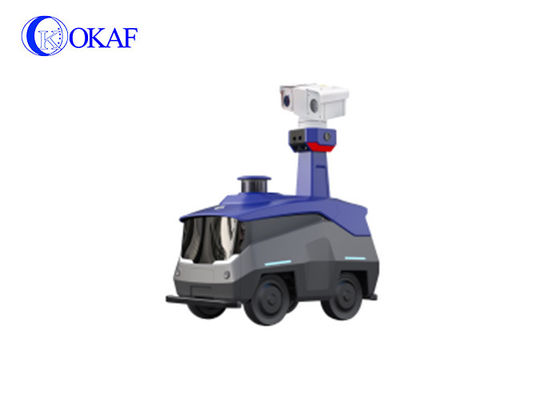 Sicherheitspatrouille Automatisches Aufladen Intelligenter Roboter für große Fläche Fabrik Schulleiter