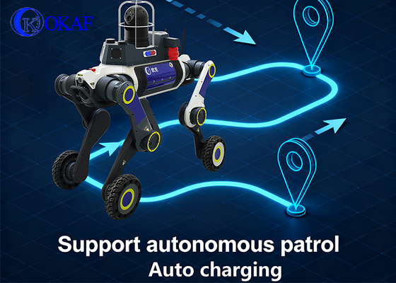 Wheel- legged Security Robot Dog Autonomos Patrol Quadruped Robot