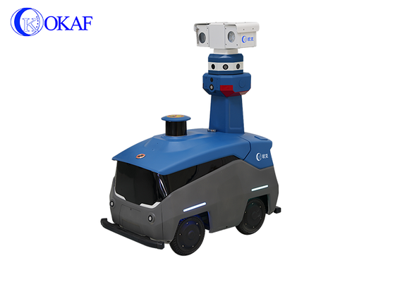 Sicherheitspatrouille Automatisches Aufladen Intelligenter Roboter für große Fläche Fabrik Schulleiter
