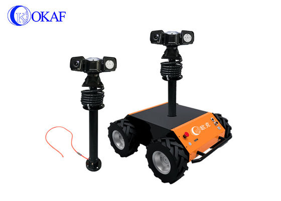 6r/ minimales Roboter-Fahrzeug brachte Schiebemast pneumatische 20m an